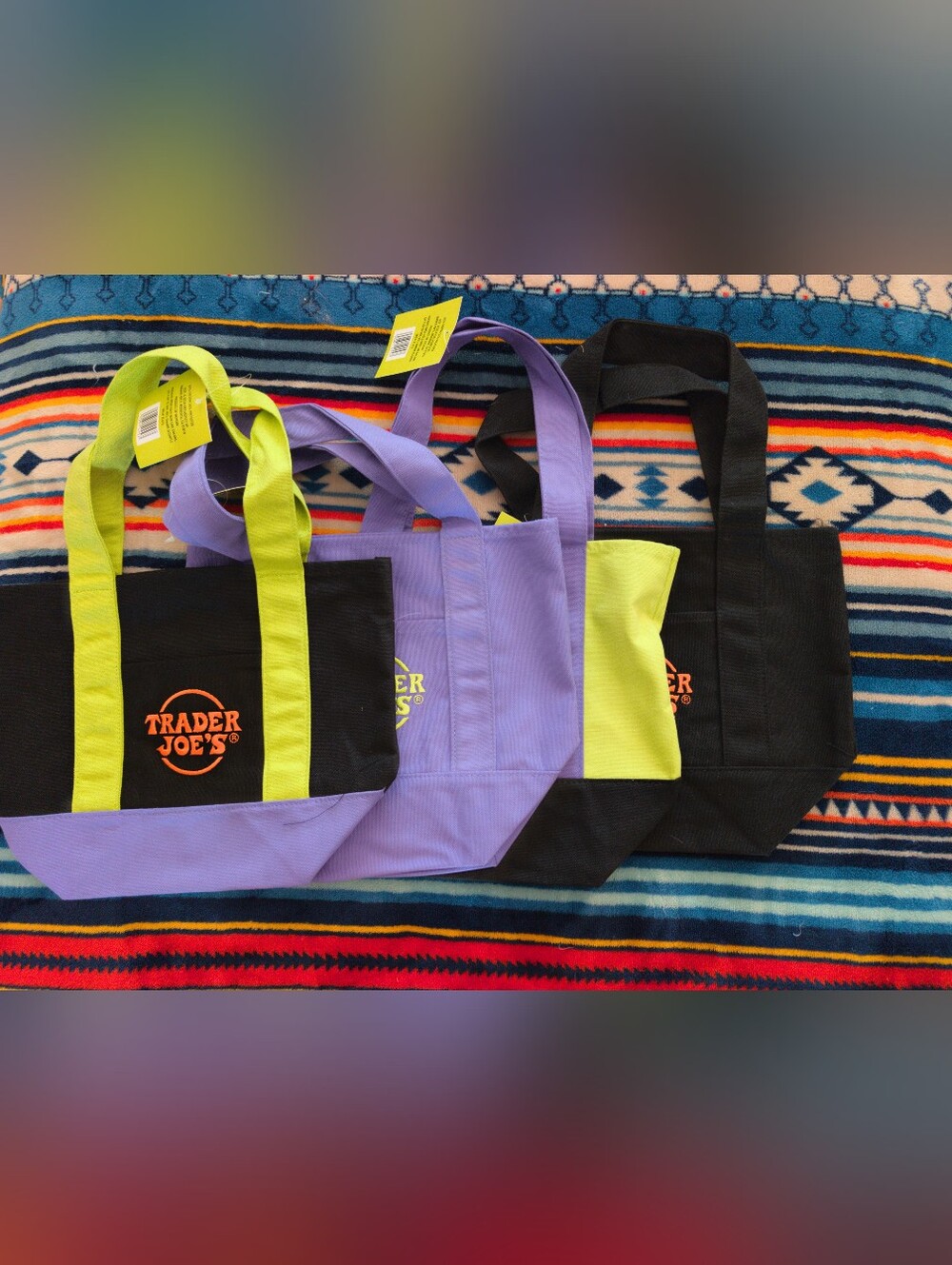 Trader Joe's Halloween Tote Bag Set of 4 Trick or Treat Bags